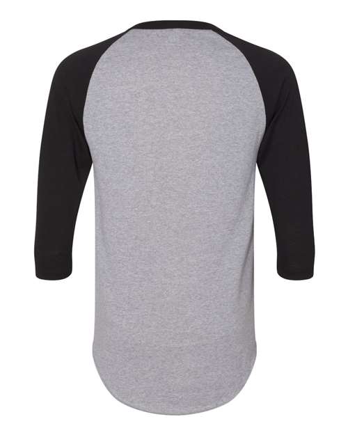 Augusta Sportswear Unisex Three-Quarter Raglan Sleeve Baseball Jersey T-Shirt - Back