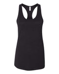 Women's Jersey Racerback Tank - Black Front