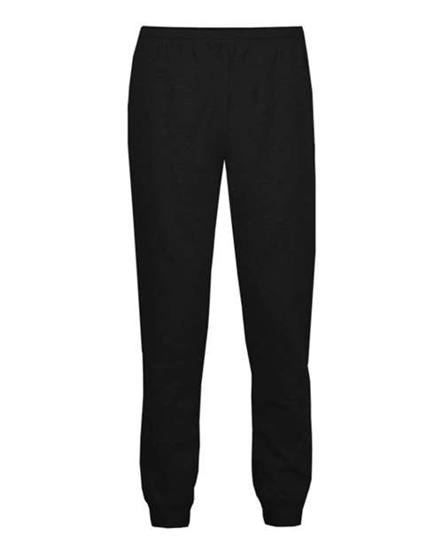 Badger Youth Athletic Fleece Joggers - Black Front