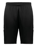 Augusta Sportswear Unisex Alley-Oop Reversible Shorts - Black/ White Front