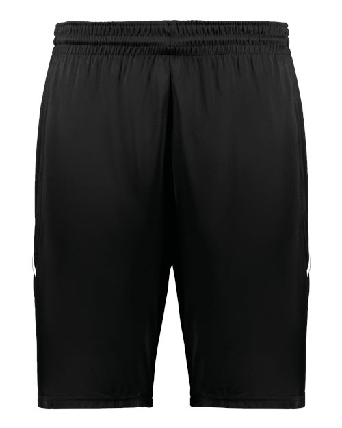 Augusta Sportswear Unisex Alley-Oop Reversible Shorts - Black/ White Front