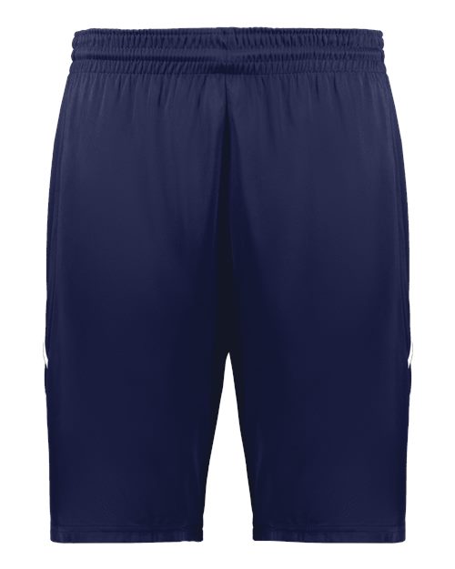 Augusta Sportswear Unisex Alley-Oop Reversible Shorts - Navy/ White Front