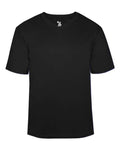 Badger Men's B-Core V-Neck T-Shirt - Black Front