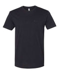 Unisex Cotton Pocket T-Shirt - Black Front