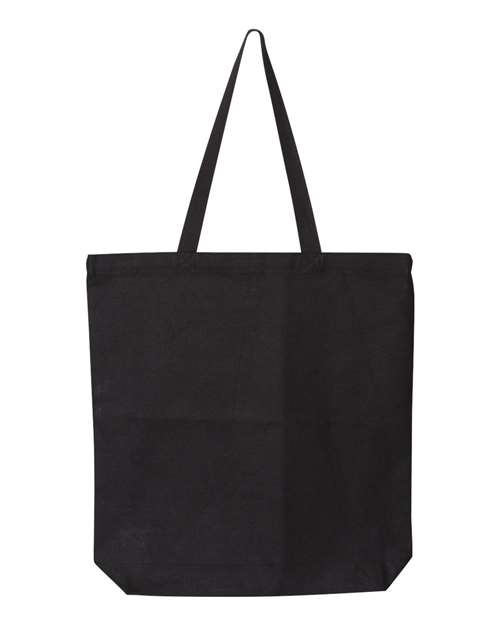 Gusseted Tote - Black Back