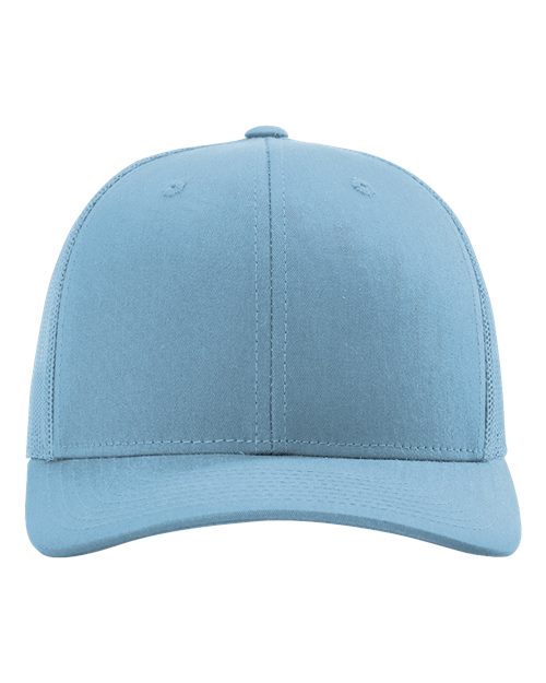 Richardson Snapback Trucker Cap - Columbia Blue Front