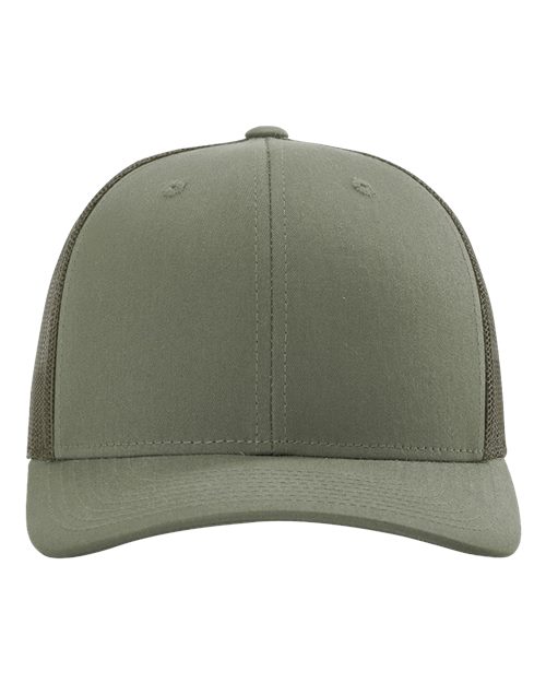 Richardson Snapback Trucker Cap - Loden Front