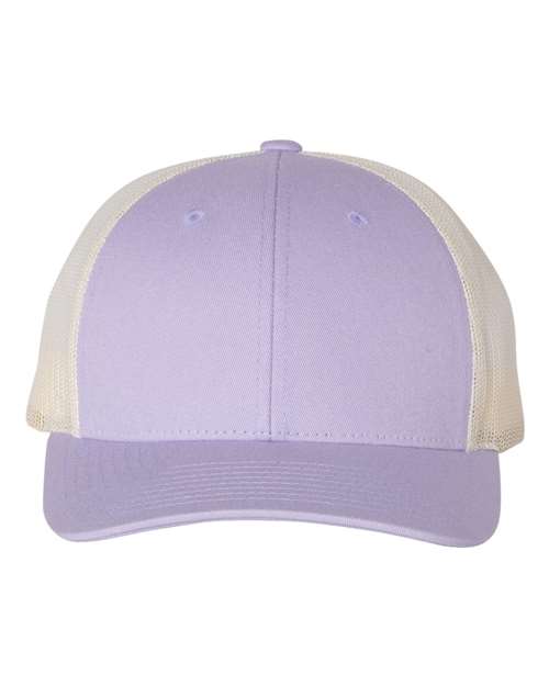 Richardson Low Pro Trucker Cap - Lilac/ Birch Front