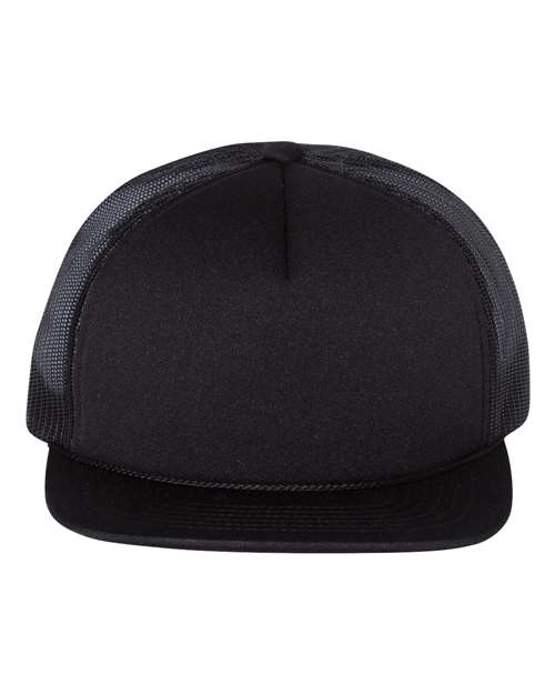 Richardson Foamie Trucker Cap - Black Front