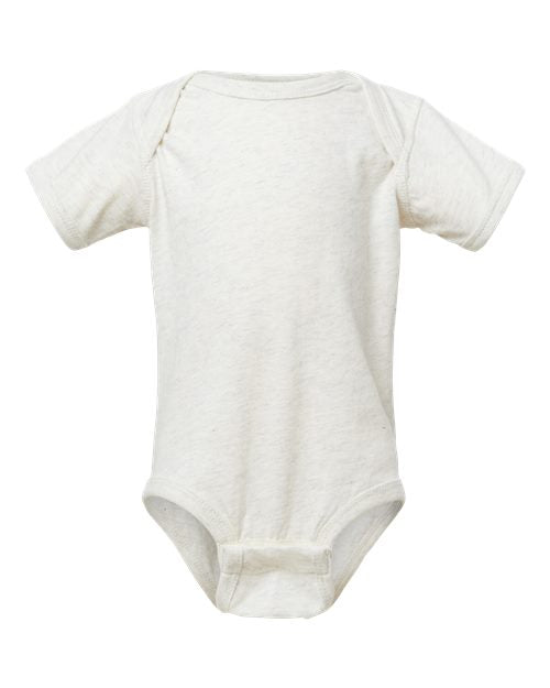 Rabbit Skins Infant Fine Jersey Bodysuit - Natural Heather Front