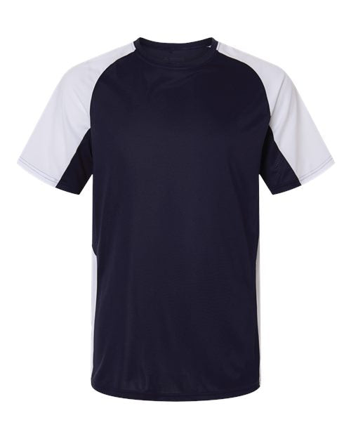 Augusta Sportswear Men's Cutter Jersey - Navy/ White Front