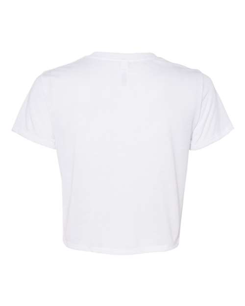 Women’s Flowy Crop Tee - White Back