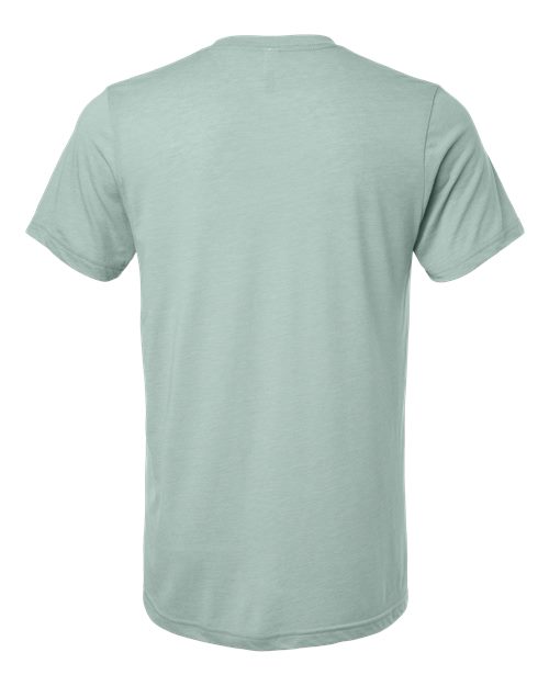 Triblend Tee - Dusty Blue Triblend Back