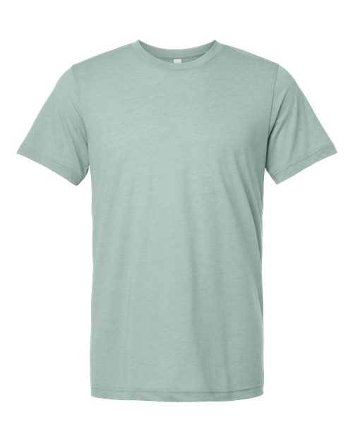 Triblend Tee - Dusty Blue Triblend Front