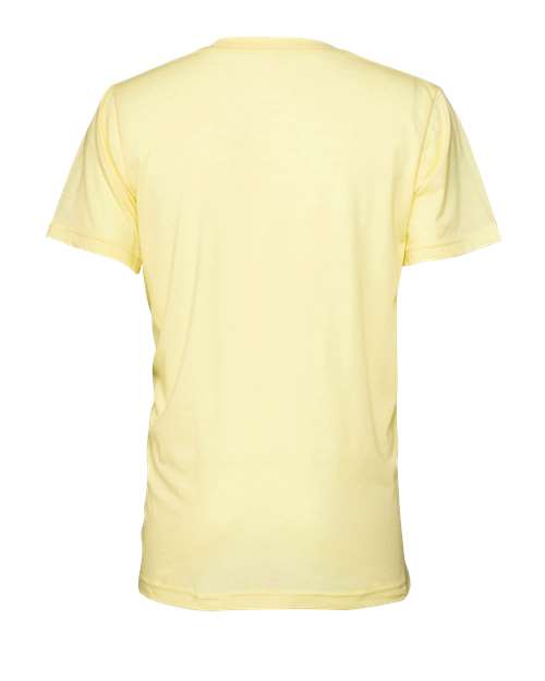 Triblend Tee - Pale Yellow Triblend Back