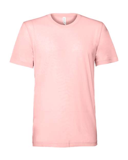 Triblend Tee - Pink Triblend Front