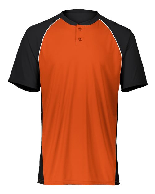 Augusta Sportswear Men's Limit Jersey - Black/ Orange/ White Front