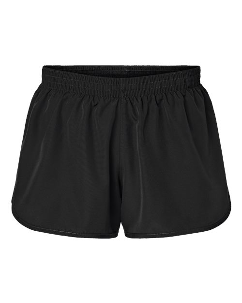 Augusta Sportswear Women's Wayfarer Shorts - Black Front