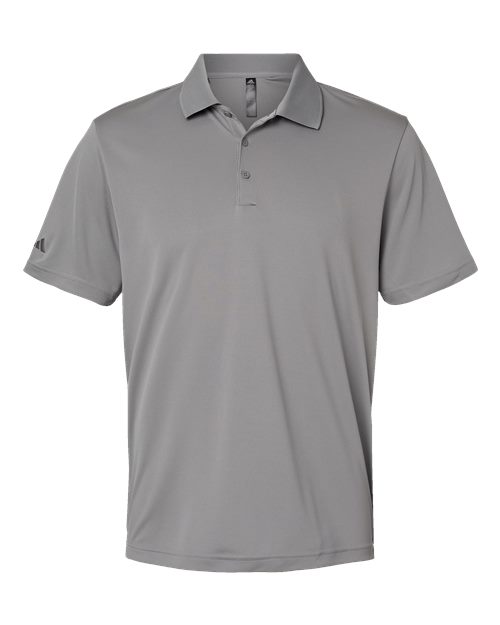 Men's Performance Polo - Grey Three Front