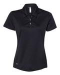 Women's Performance Polo - Black Front