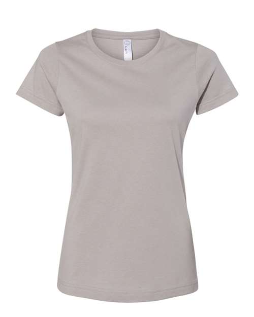 LAT Women's Fine Jersey Tee - Titanium Front