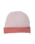 Rabbit Skins Infant Baby Rib Beanie - Ballerina/ Mauvelous Front