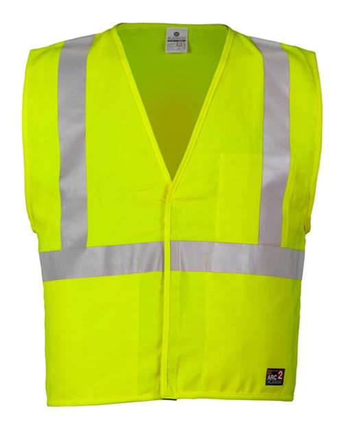 Kishigo Unisex FR ARC Vest - Lime Front