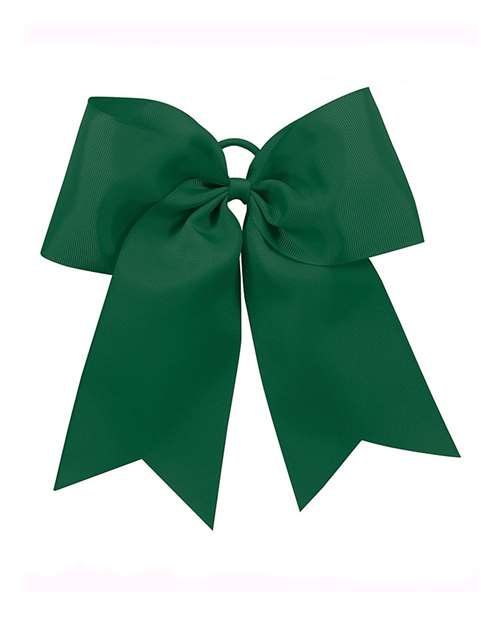 Augusta Sportswear Cheer Hair Bow - Dark Green Front