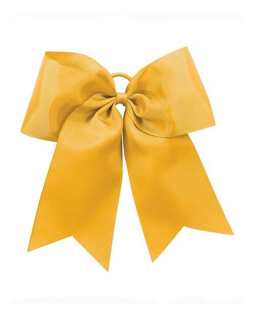 Augusta Sportswear Cheer Hair Bow - Gold Front