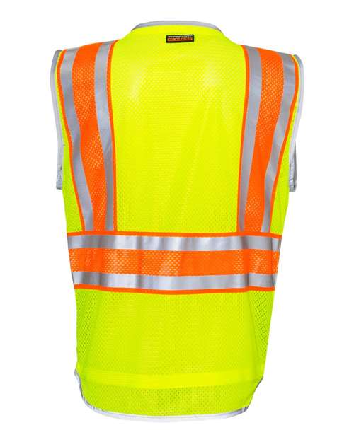 Kishigo Unisex Premium Brilliant Series® Ultimate Reflective Vest - Back