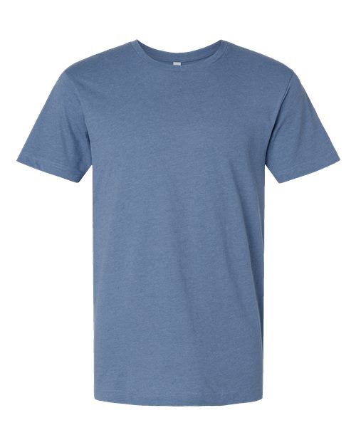 LAT Unisex Fine Jersey Tee - Vintage Indigo Front