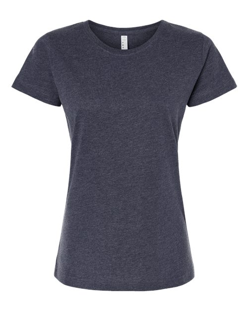 LAT Women's Fine Jersey Tee - Vintage Navy Front