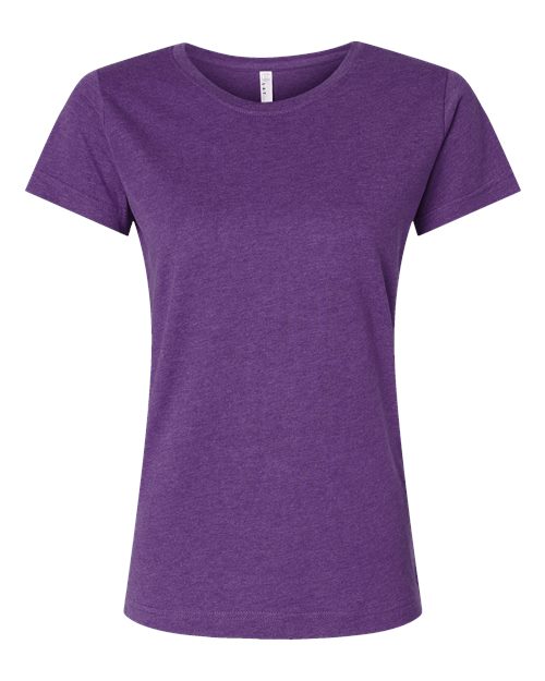 LAT Women's Fine Jersey Tee - Vintage Purple Front
