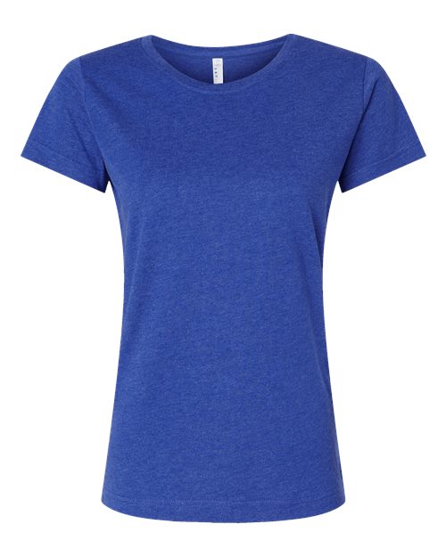 LAT Women's Fine Jersey Tee - Vintage Royal Front