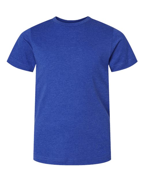 LAT Youth Fine Jersey Tee - Vintage Royal Front