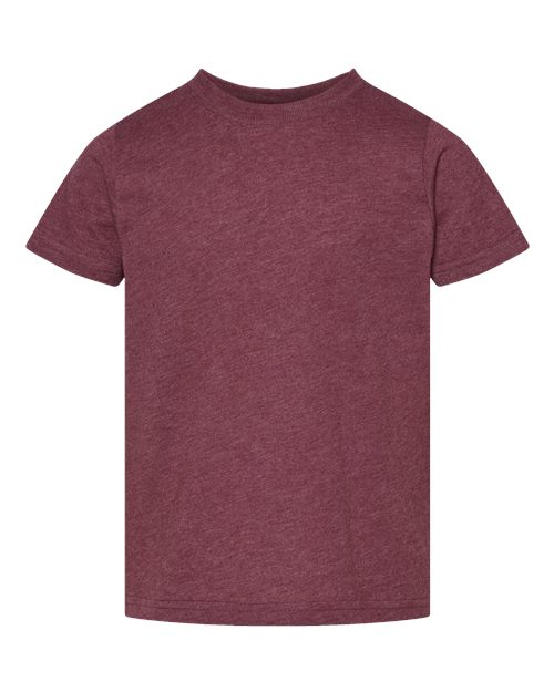 Rabbit Skins Toddler Fine Jersey Tee - Vintage Burgundy Front