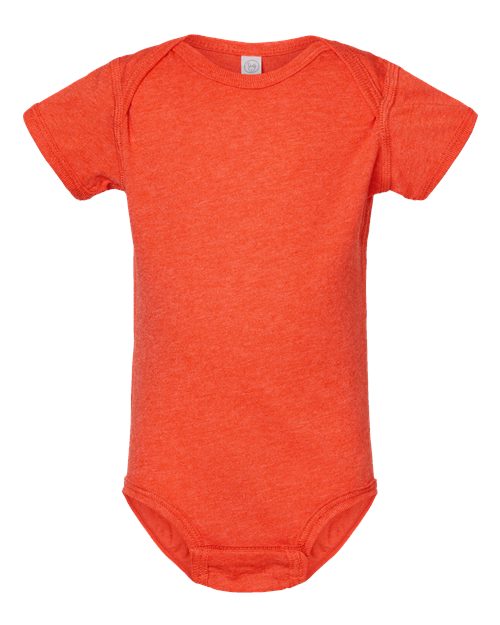 Rabbit Skins Infant Fine Jersey Bodysuit - Vintage Orange Front