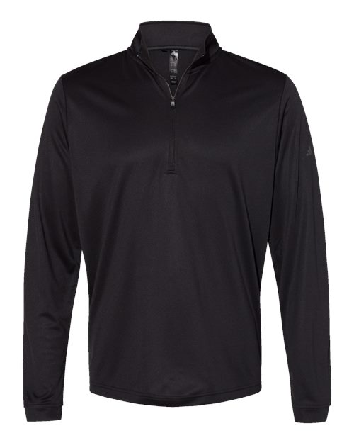 Men's Ultimate365 Lightweight Quarter-Zip Pullover - Black Front