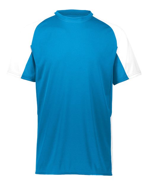Augusta Sportswear Men's Cutter Jersey - Power Blue/ White Front