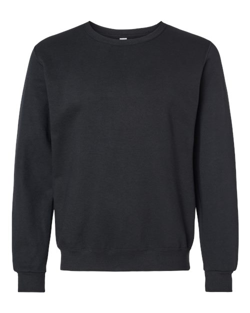 JERZEES Unisex Eco™ Premium Blend Ring-Spun Crewneck Sweatshirt - Black Ink Front