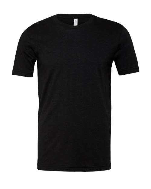 CVC Jersey Tee - Black Heather Front