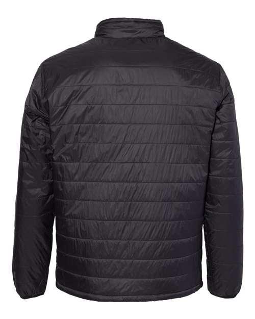 Independent Trading Co. Men's Puffer Jacket - Back