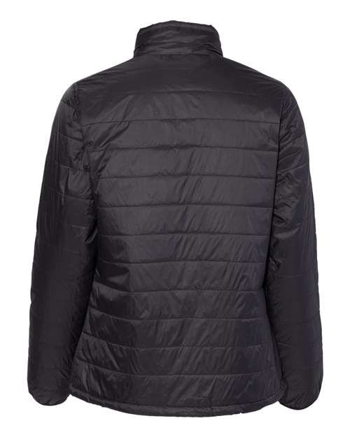 Independent Trading Co. Women's Puffer Jacket - Back