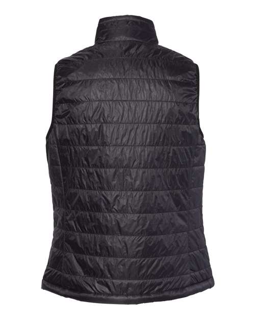 Independent Trading Co. Women's Puffer Vest - Back