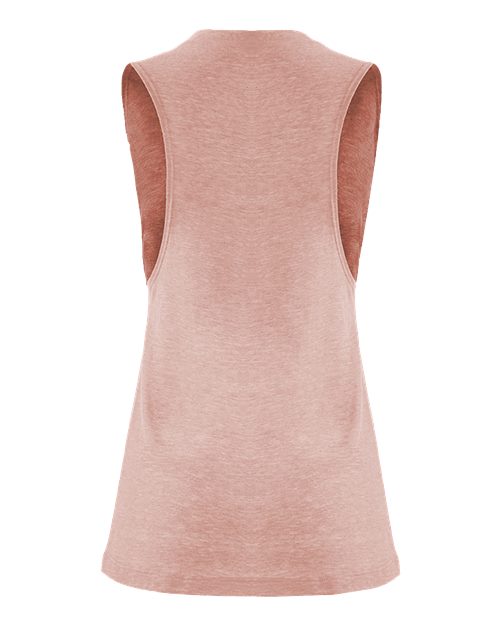 Women’s Festival Muscle Tank - Desert Pink Back