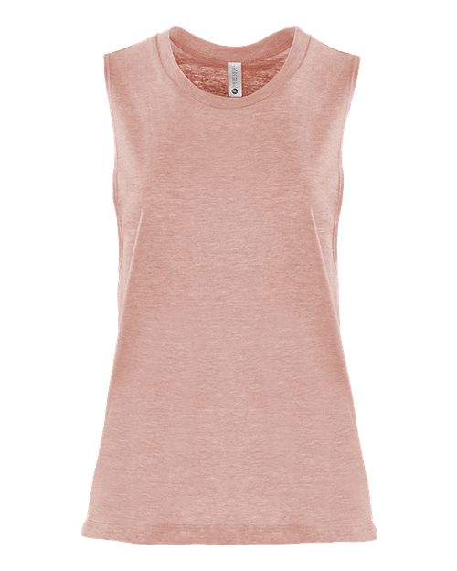 Women’s Festival Muscle Tank - Desert Pink Front