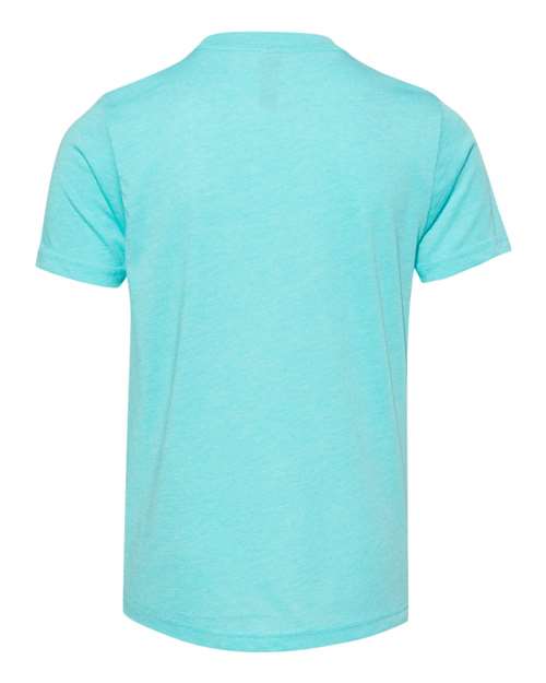 Youth Triblend T-Shirt - Tahiti Blue Back
