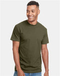 Next Level Unisex Power Crew Tee - Military Green Front