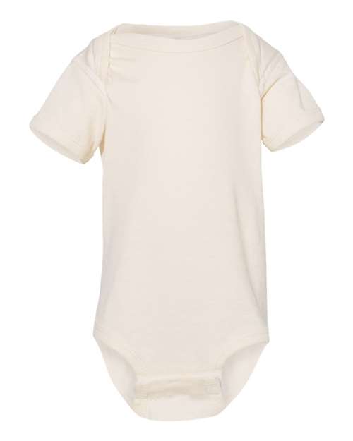 Rabbit Skins Infant Fine Jersey Bodysuit - Natural Front
