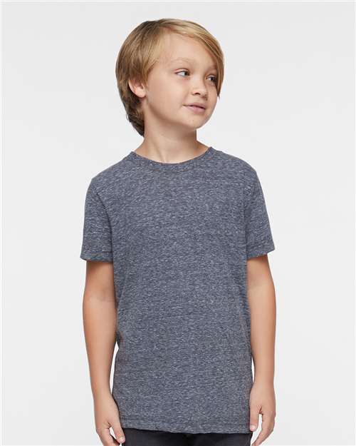 LAT Youth Harborside Mélange Tee - Model Front